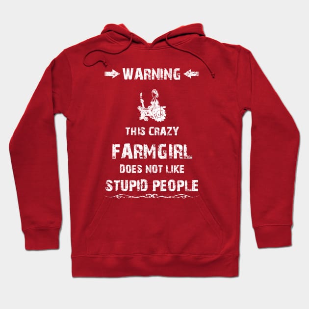 FARM-GIRL STATEMENT Hoodie by Paul Snover (The MAD Cartoonist)